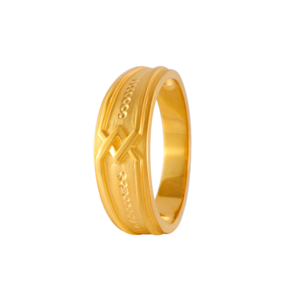 22KT Yellow Gold Ring For Men